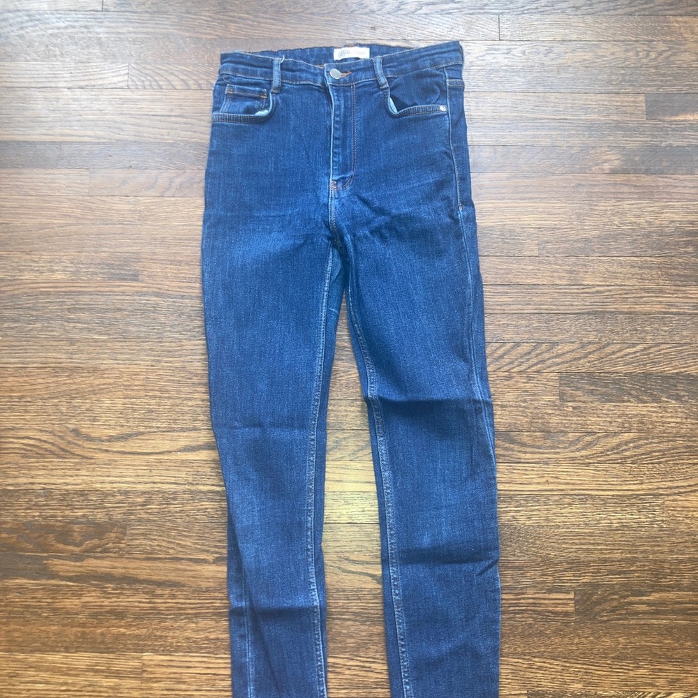 zara trafaluc denim skinny jean